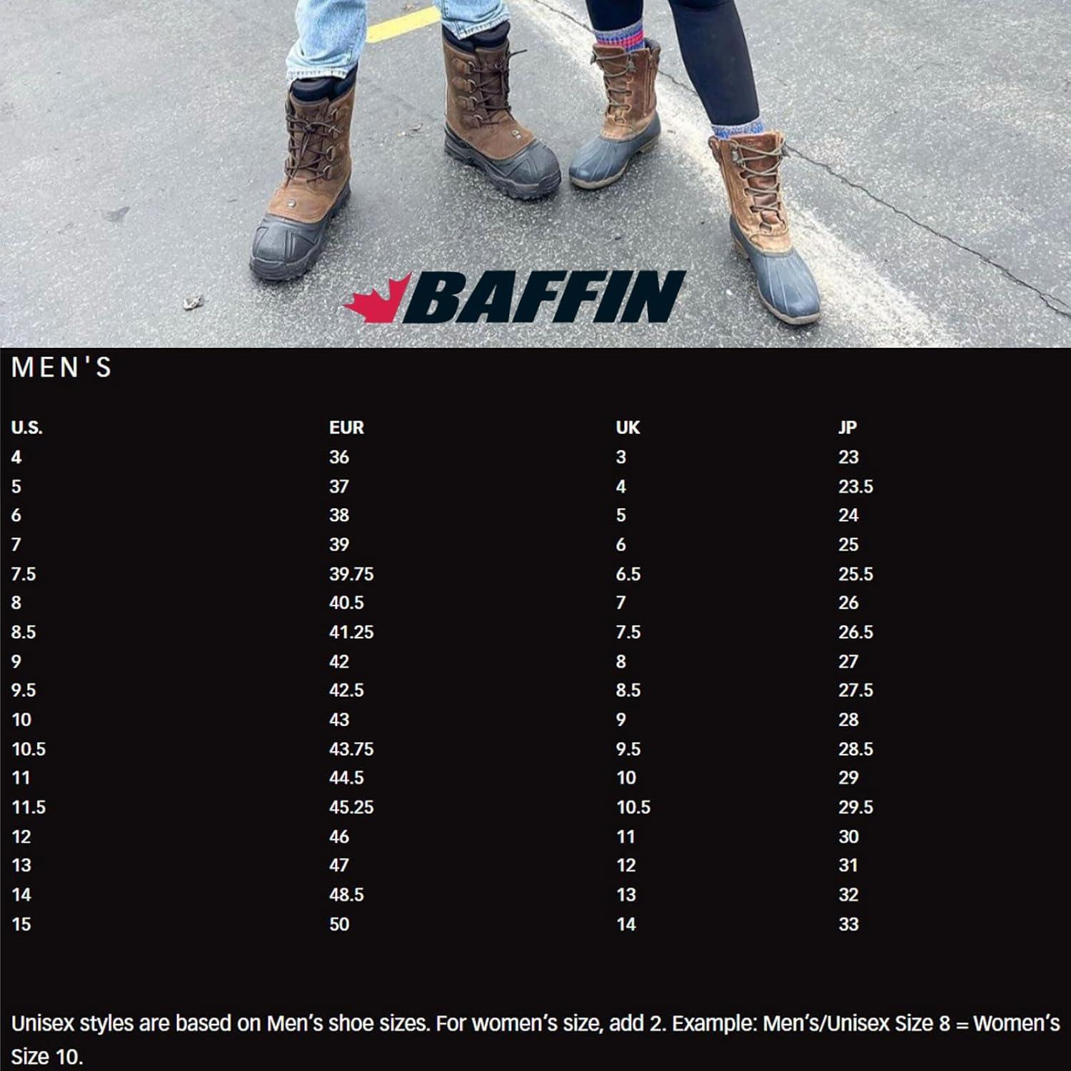 imageBaffin Mens Control Max Snow BootWorn Brown