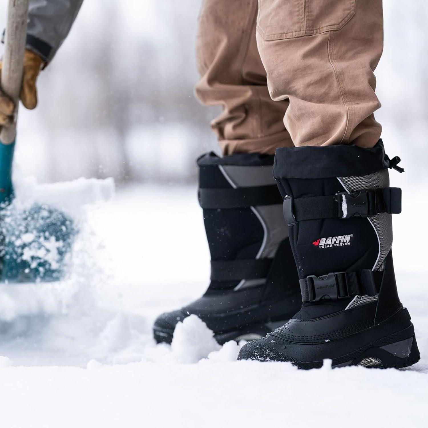 imageBaffin Wolf Mens Snow Boots for Winter ConditionsBlackPewter