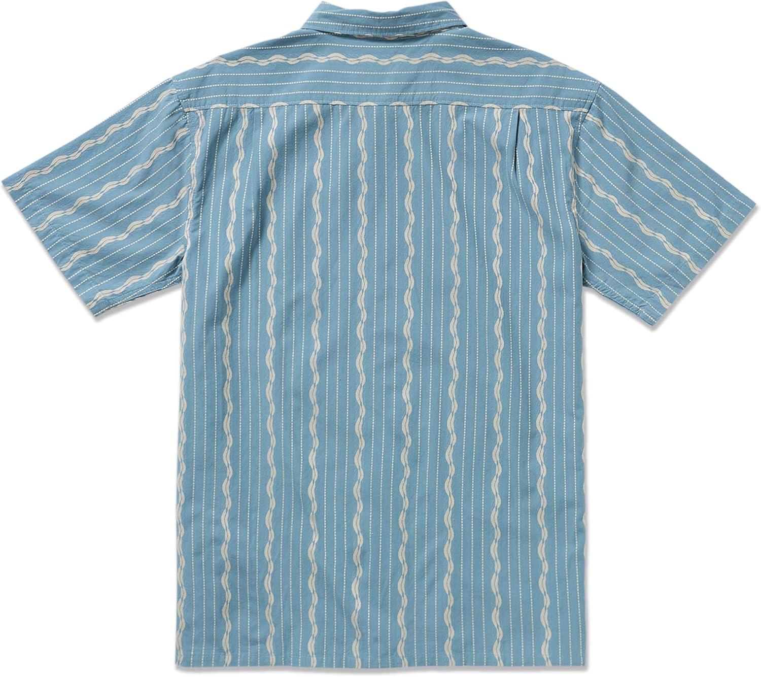 imageBillabong Mens Classic Sundays Woven Short Sleeve ShirtCharcoalNavy