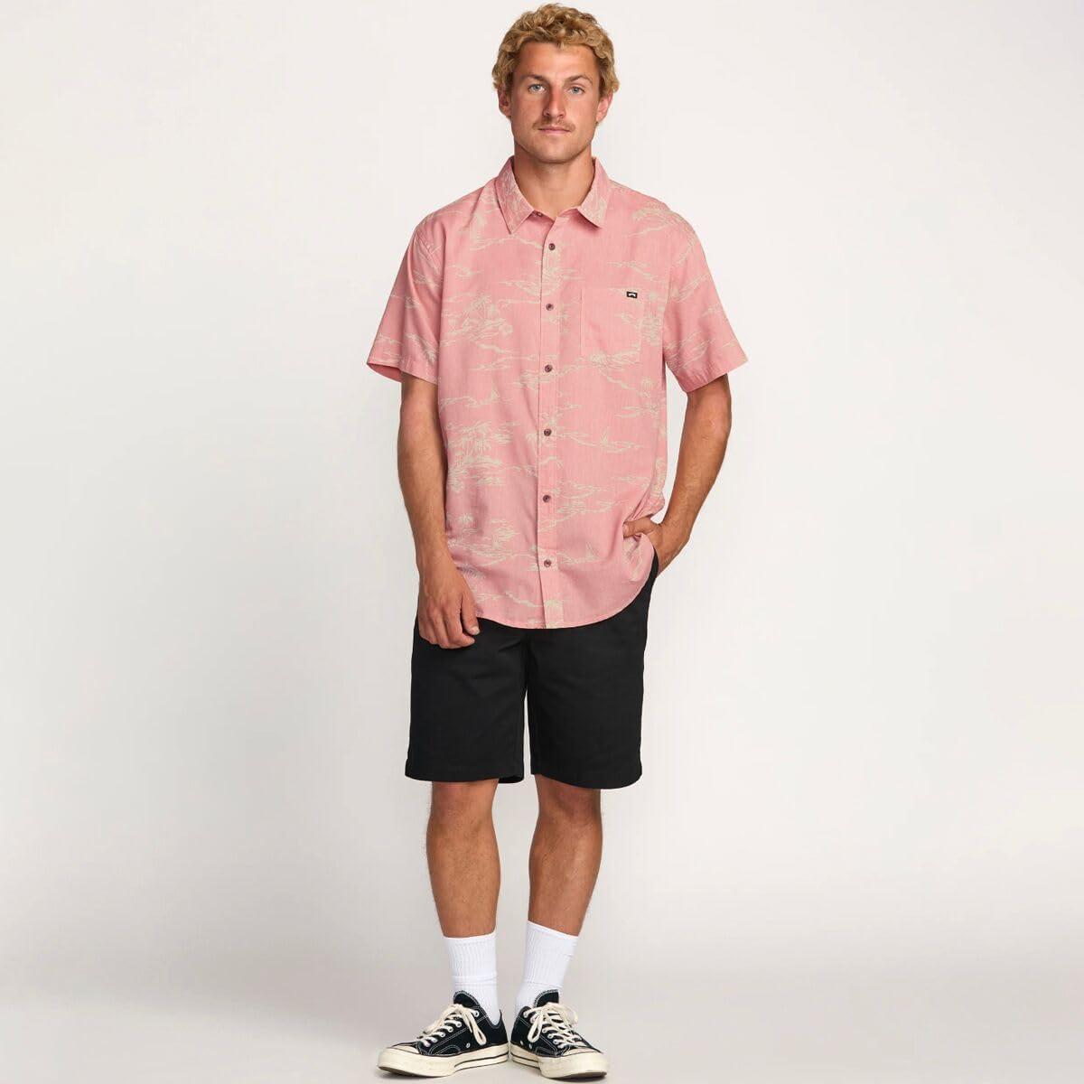 imageBillabong Mens Classic Sundays Woven Short Sleeve ShirtDestroyed