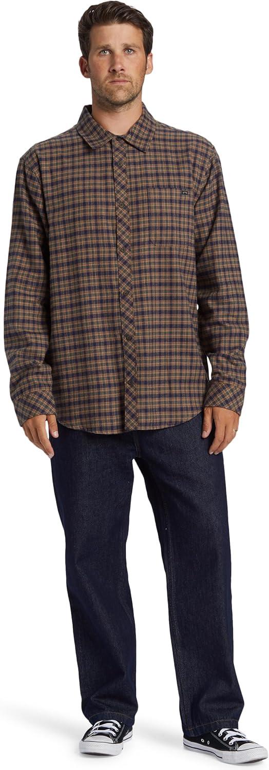 imageBillabong Mens Coastline Long Sleeve Flannel ShirtDeep Royal