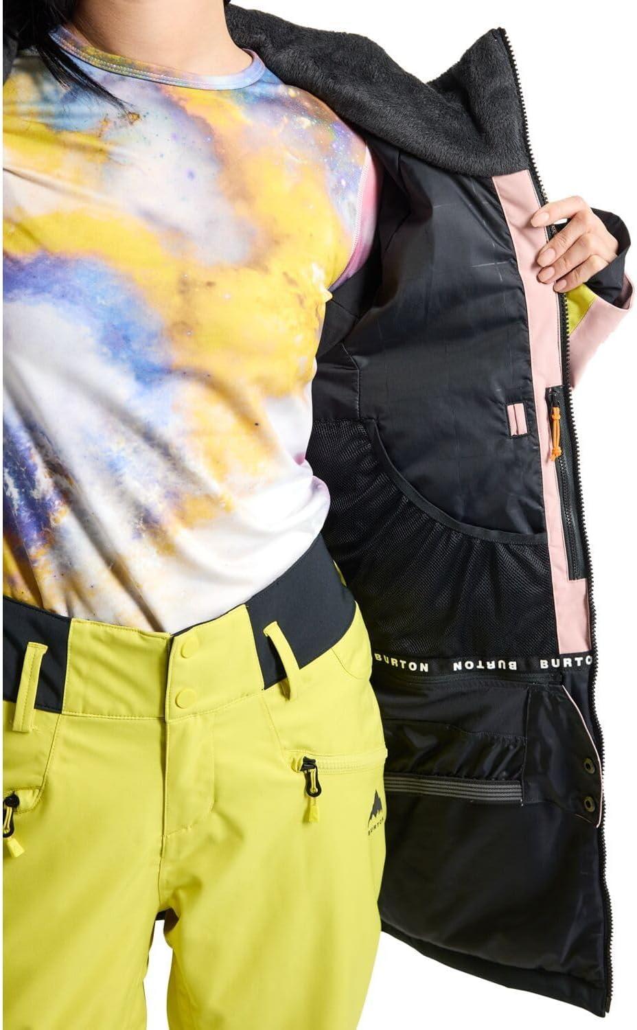 imageBurton Womens Prowess 20 JacketPowder Blush Sulfur True Black