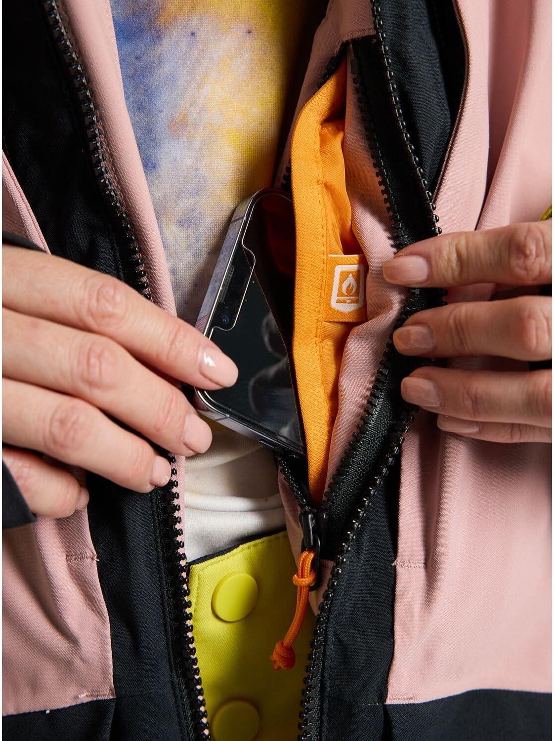 imageBurton Womens Prowess 20 JacketPowder Blush Sulfur True Black