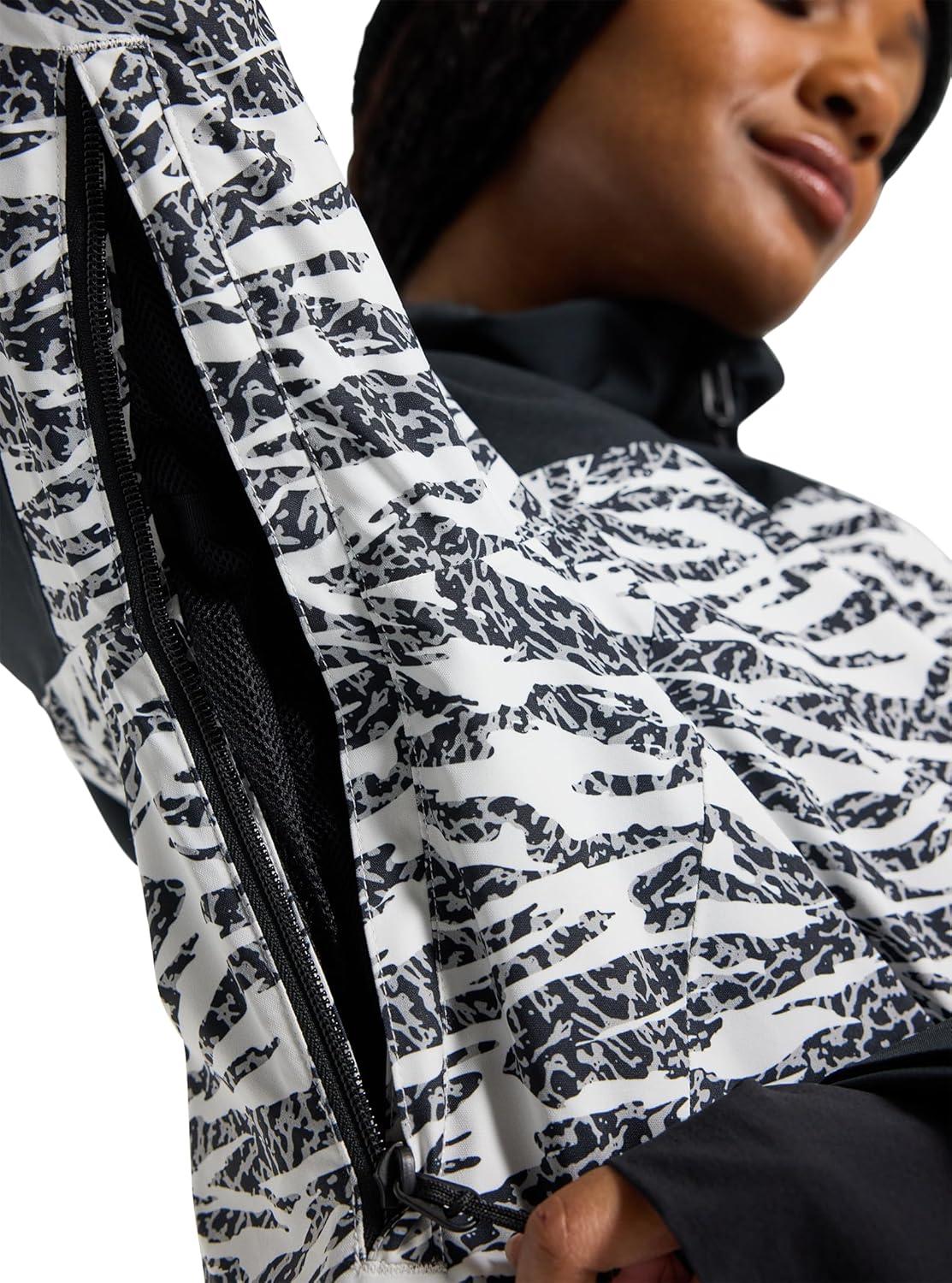 imageBurton Womens Prowess 20 JacketTrue BlackZebra Camo