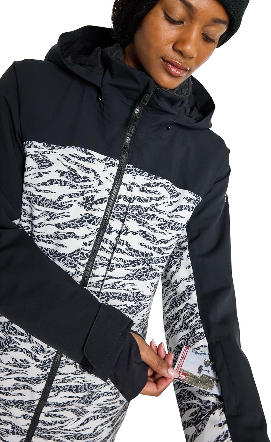 imageBurton Womens Prowess 20 JacketTrue BlackZebra Camo