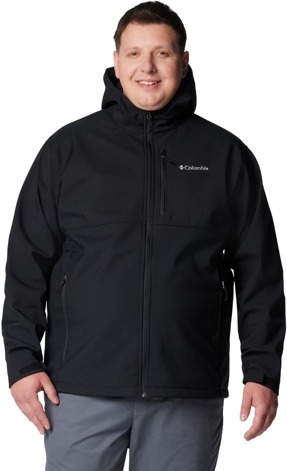 imageColumbia Mens Ascender II Hooded Softshell Rain JacketBlack