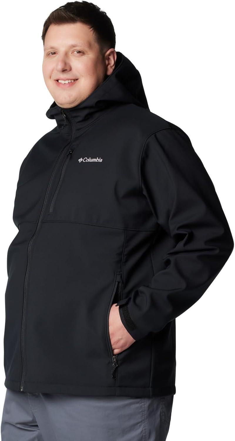 imageColumbia Mens Ascender II Hooded Softshell Rain JacketBlack