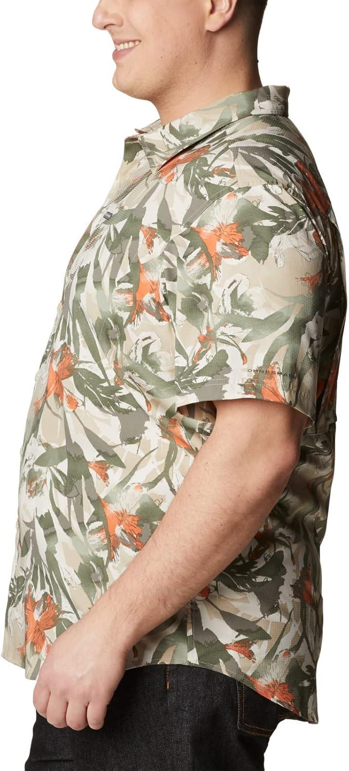 imageColumbia Mens Silver Ridge Utility Lite Novelty Short SleeveAncient Fossil Floriculture
