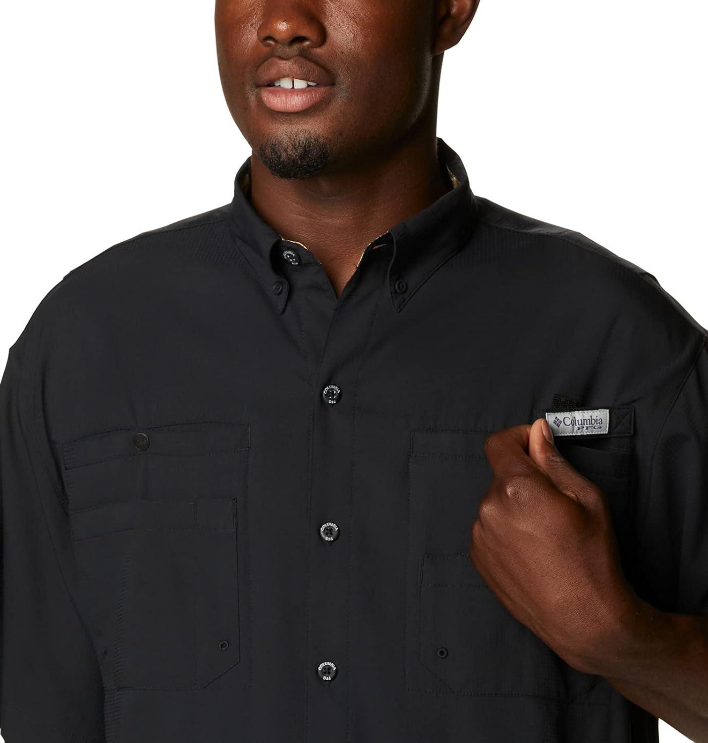 imageColumbia Mens Tamiami II Short Sleeve ShirtBlackRealtree Edge