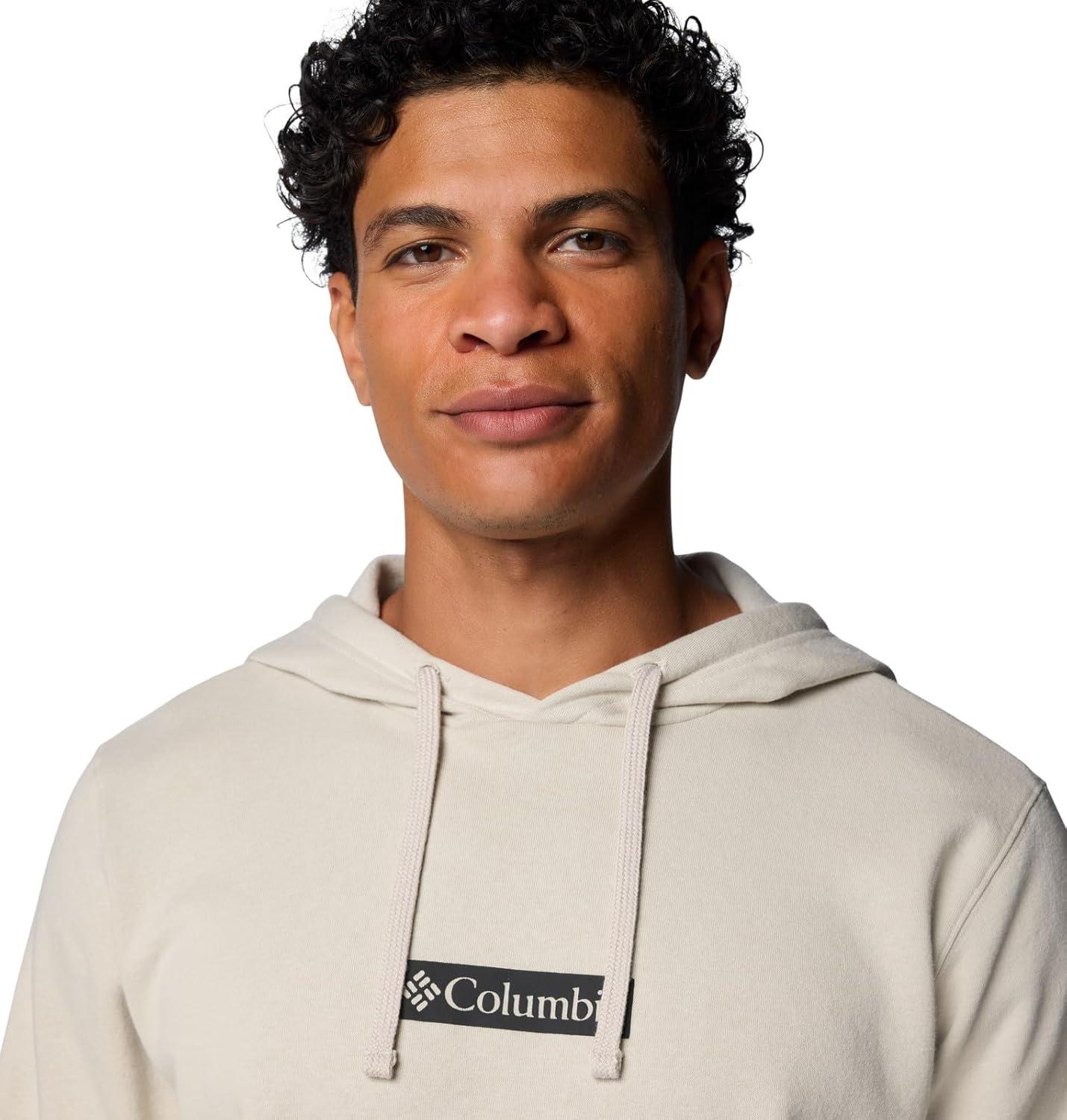 imageColumbia Mens Trek HoodieDark StonePuff Box Gem Logo