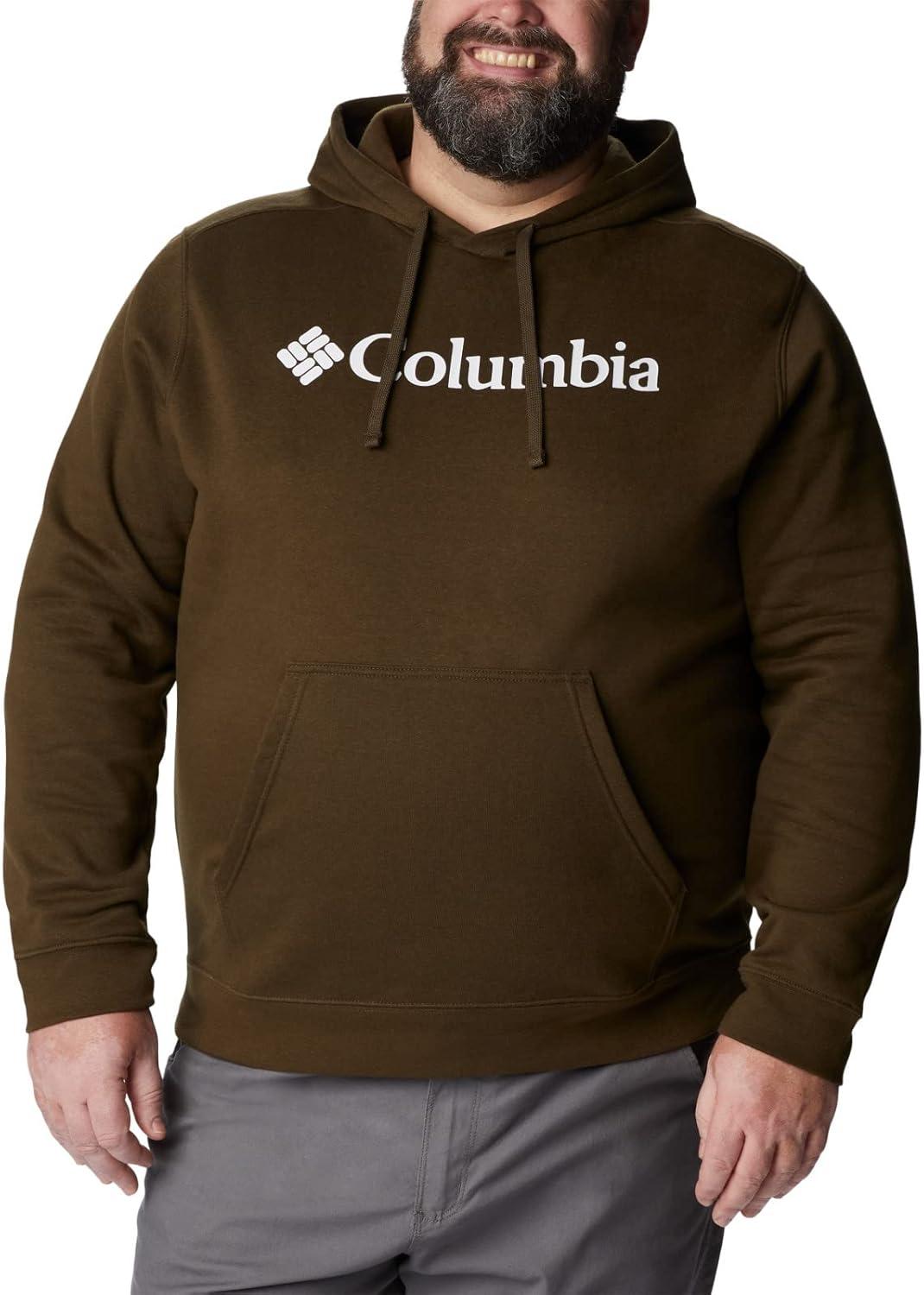 imageColumbia Mens Trek HoodieOlive GreenCsc Stacked Logo