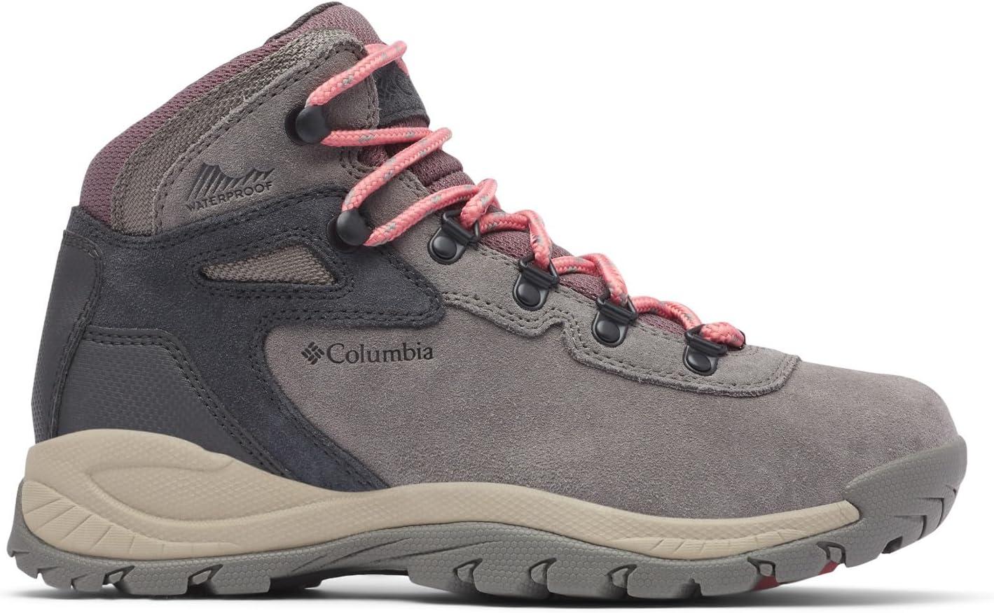 imageColumbia Womens Newton Ridge Plus Waterproof Amped Hiking BootStratusCanyon Rose