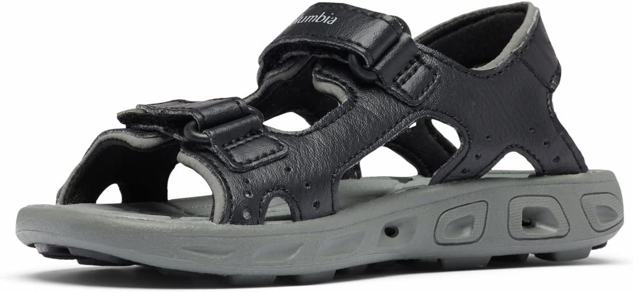 imageColumbia unisexchild Techsun Vent SandalSport SandalBlackColumbia Grey