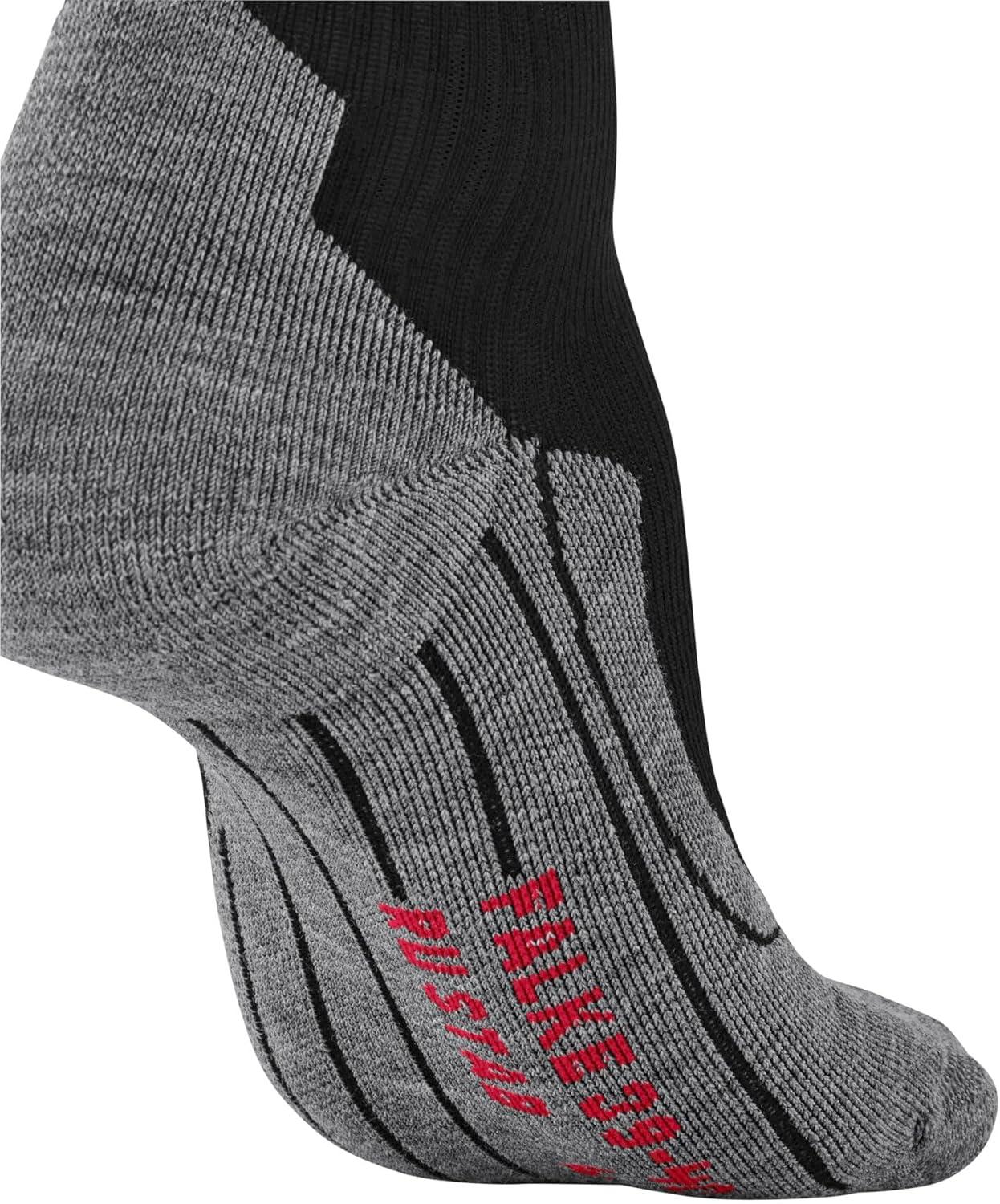 imageFALKE Womens RU Compression Stabilizing Running Socks 1 PairBlack Blackmix 3010