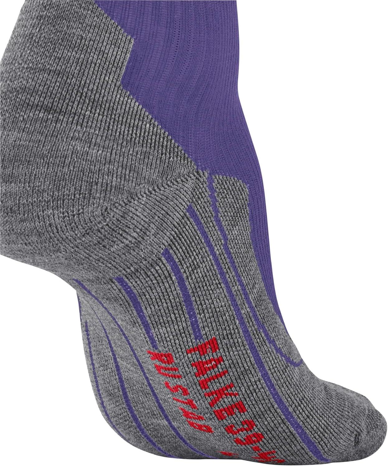 imageFALKE Womens RU Compression Stabilizing Running Socks 1 PairPurple Amethyst 8683