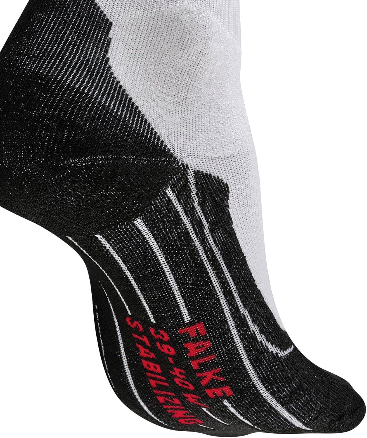 imageFALKE Womens RU Compression Stabilizing Running Socks 1 PairWhite White 2003