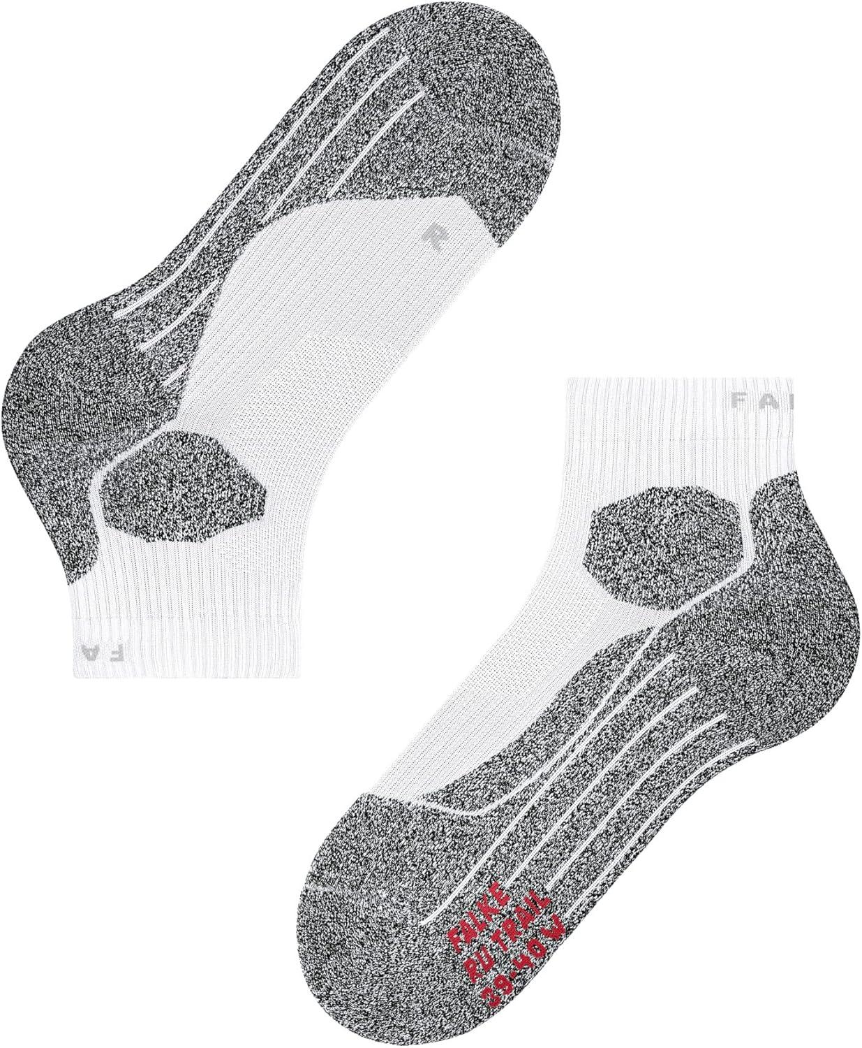 imageFALKE Womens RU Trail Running Socks Stabilizing Athletic 1 PairWhite Whitemix 2020