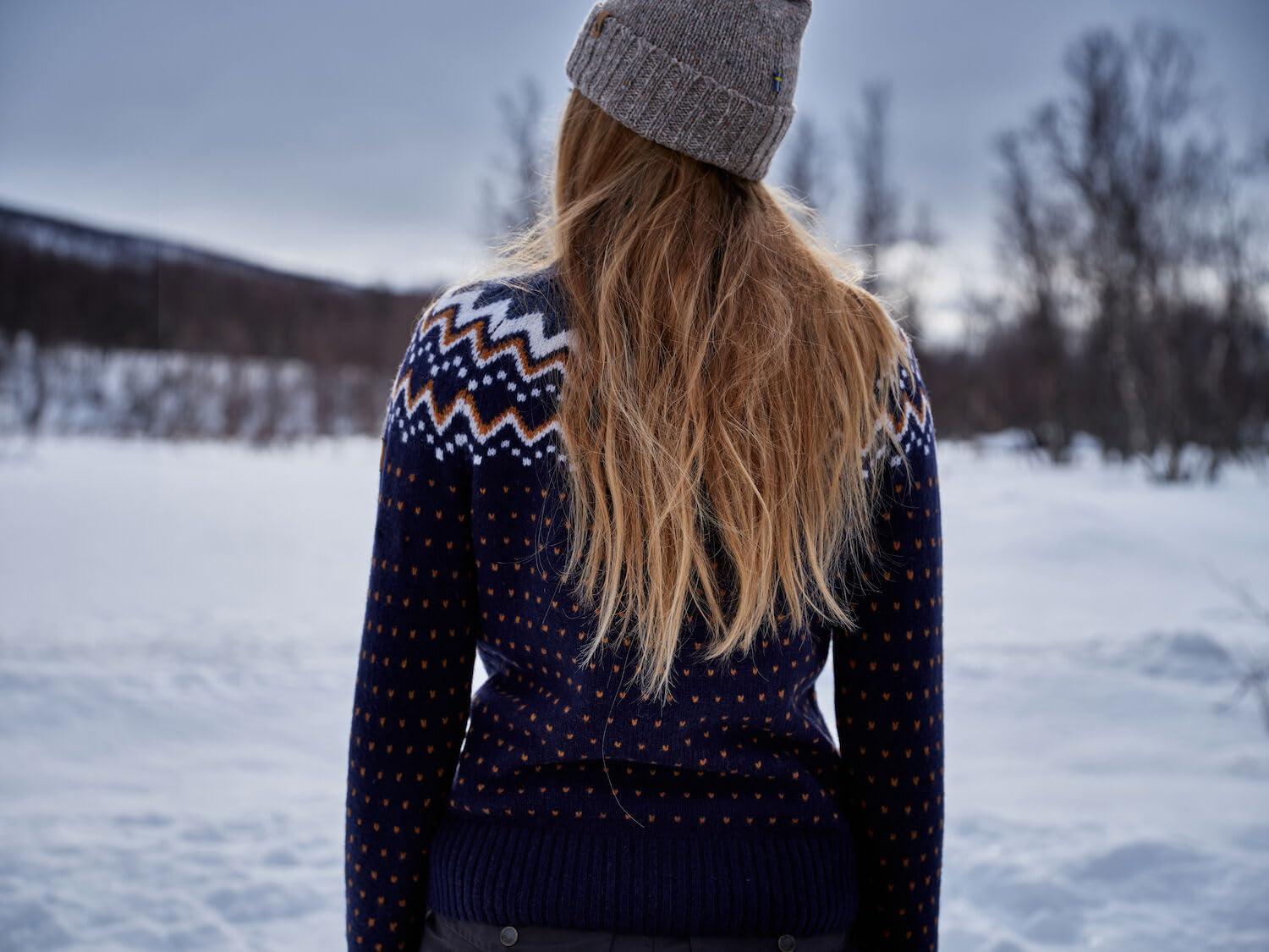 imageFjllrven Womens CardiganAutumn Leafdesert Brown