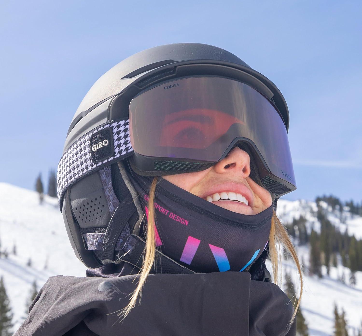 imageGiro Ella Goggles 2022 WomensBlack Monogram Vivid Rose Gold