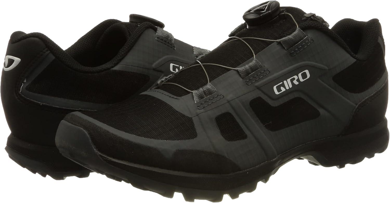 imageGiro Gauge Boa Mountain Bike Shoe MensDark ShadowCitron Green 2023