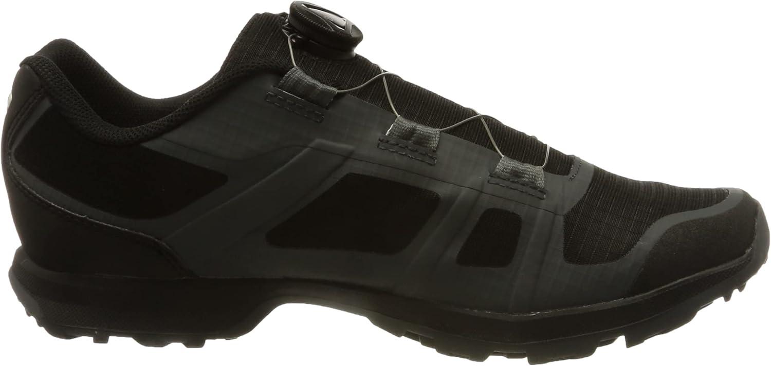 imageGiro Gauge Boa Mountain Bike Shoe MensDark ShadowCitron Green 2023