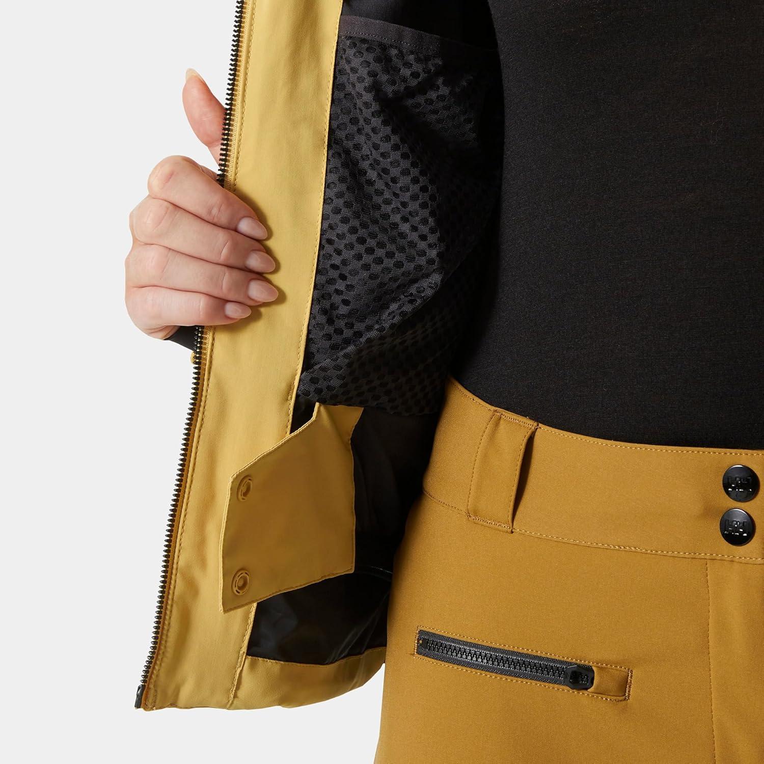 imageHellyHansen Avanti Jacket for Women Waterproof Insulated Skiing Jacket Perfect Winter Coat for Outdoor Activities389 Sand