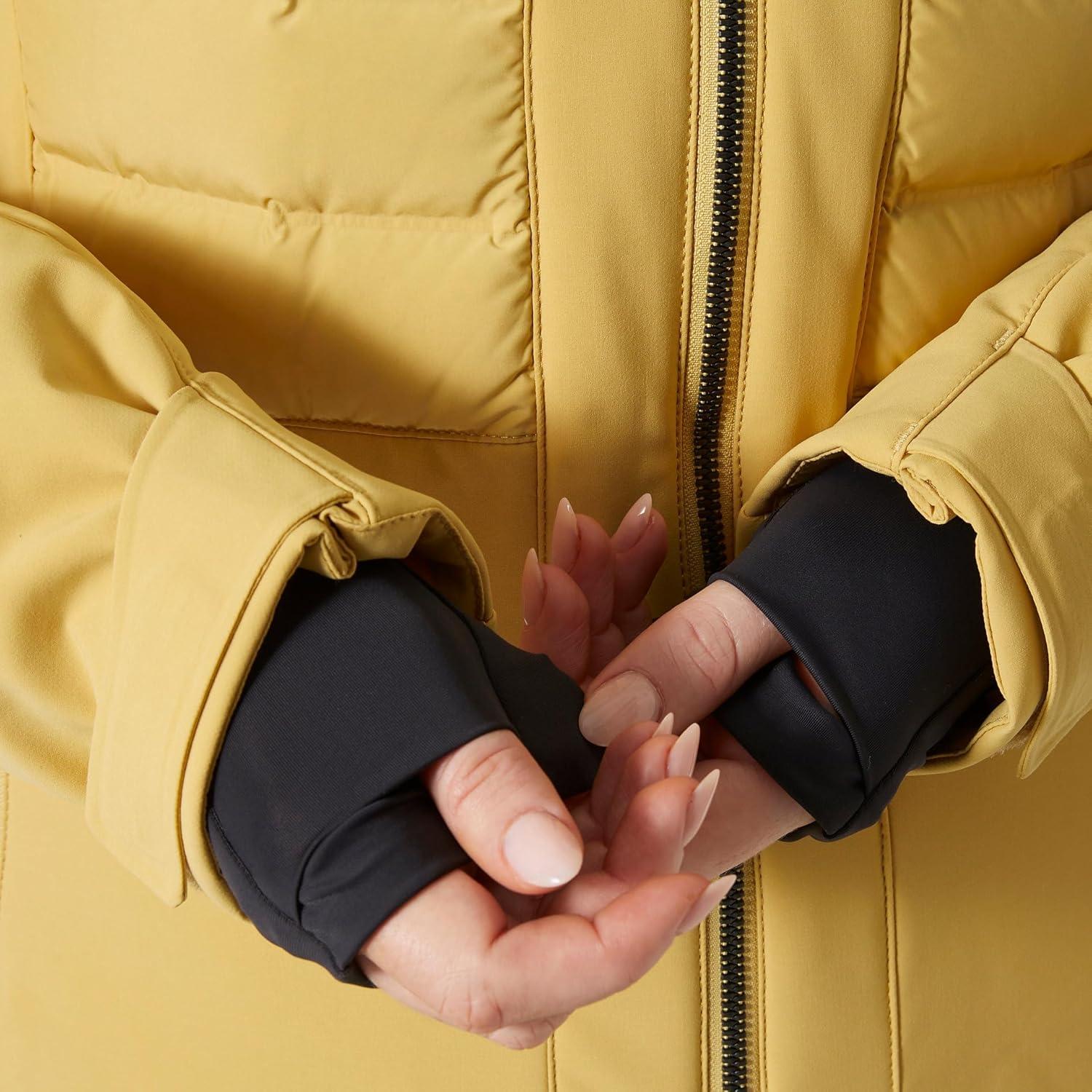 imageHellyHansen Avanti Jacket for Women Waterproof Insulated Skiing Jacket Perfect Winter Coat for Outdoor Activities389 Sand