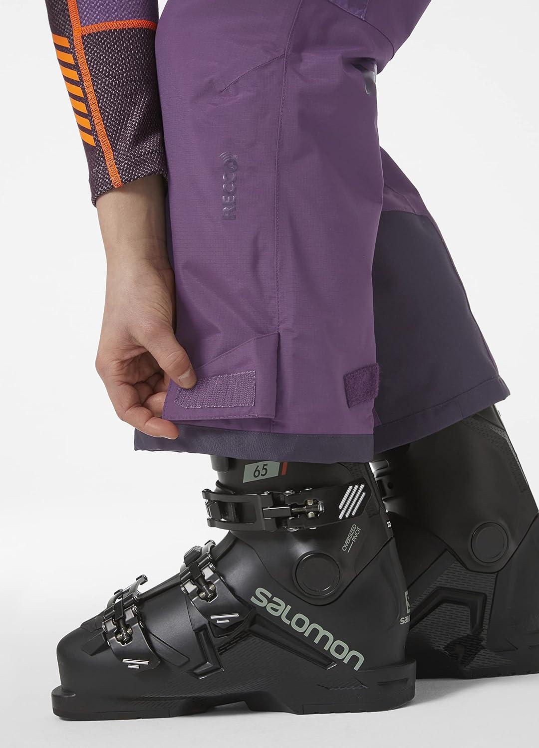 imageHellyHansen No Limits 20 Pant Junior Unisex Waterproof Insulated Ski Pants for Kids Breathable Snow Wear670 Amethyst