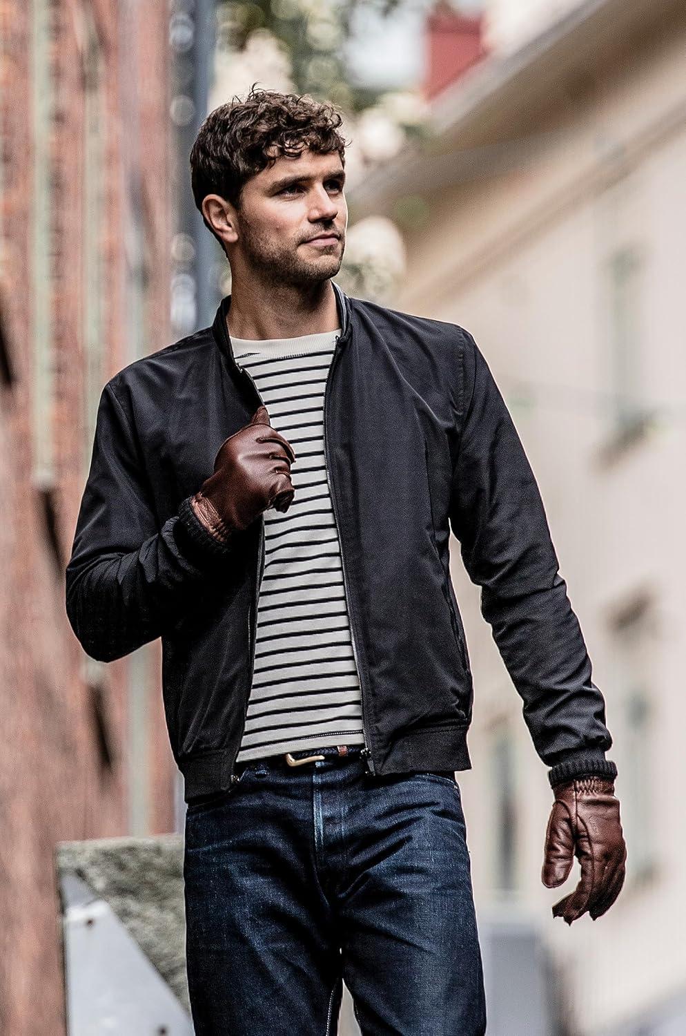 imageHestra Deerskin Primaloft Rib Glove Insulated Leather Glove for Work ampamp Everyday UseNatural Yellow