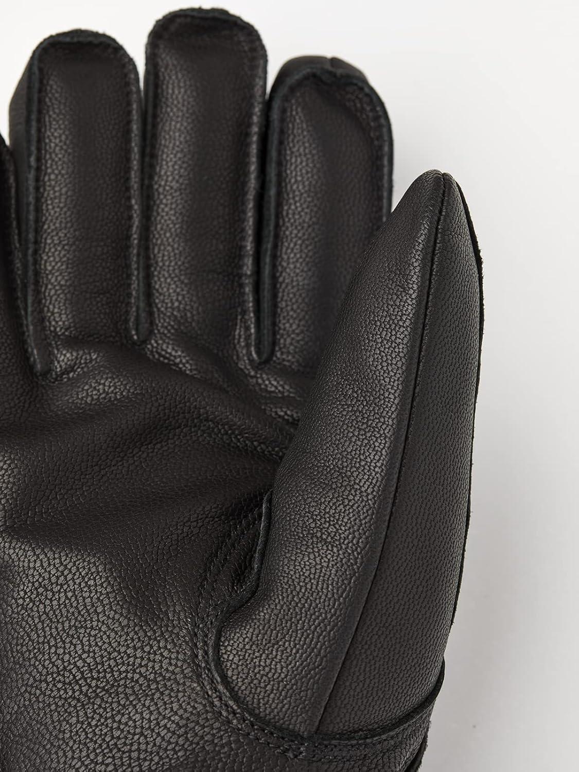 imageHestra Unisex Highland 5Finger Glove Windproof Lined Winter Hiking ampamp Cold Weather Gloves for Men ampamp WomenBlack