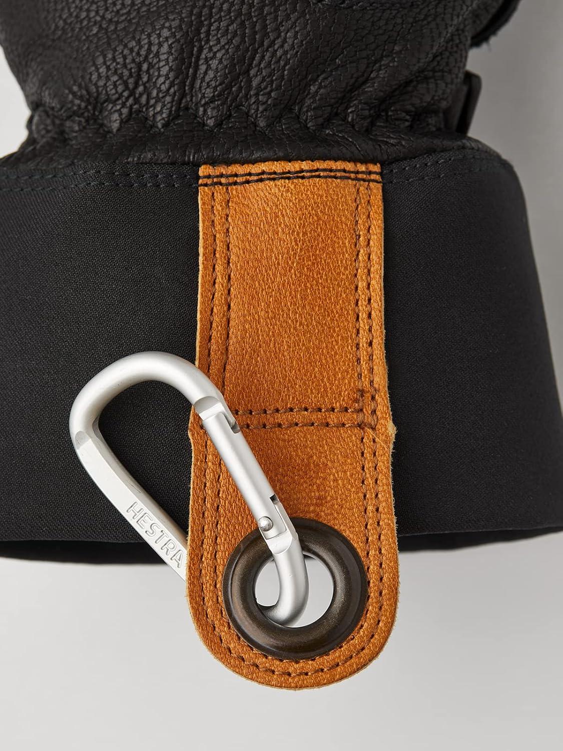 imageHestra Unisex Highland 5Finger Glove Windproof Lined Winter Hiking ampamp Cold Weather Gloves for Men ampamp WomenBlack