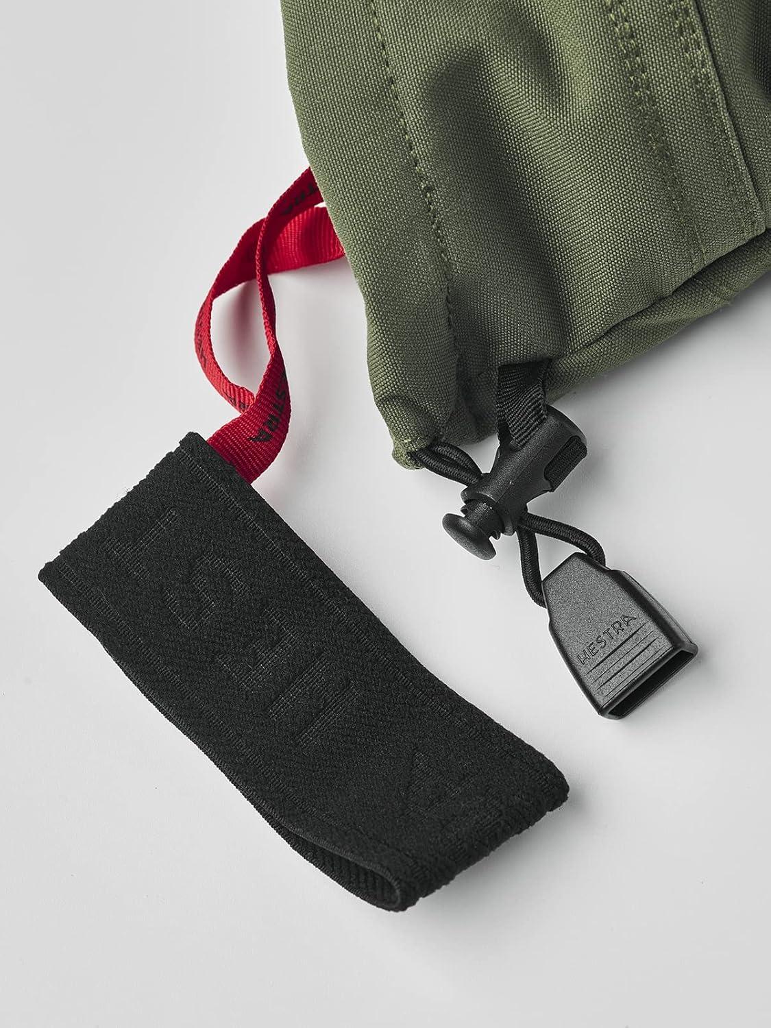 imageHestra Womens Heli Ski Female Glove 5Finger Leather Snow Glove for Skiing Snowboarding and MountaineeringOliveOffwhite