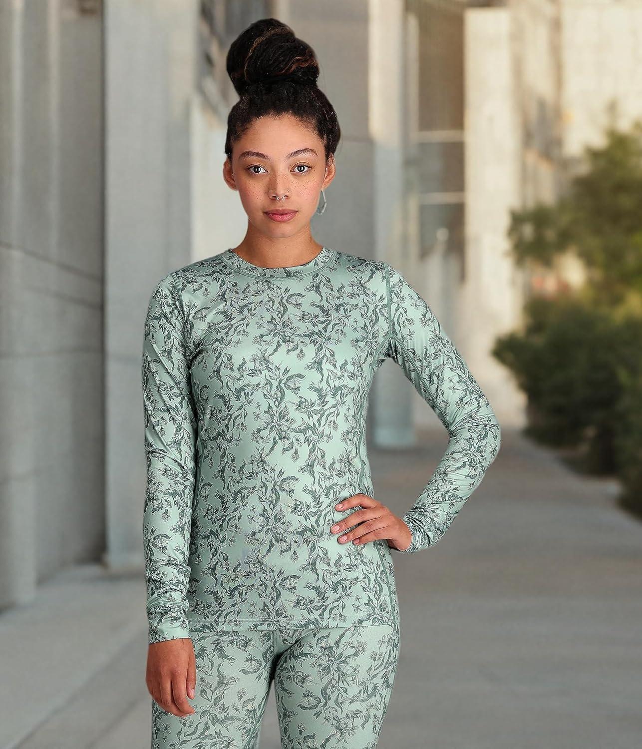 imageKari Traa Womens Fryd Base Layer Top Long Sleeve Thermal ShirtSage