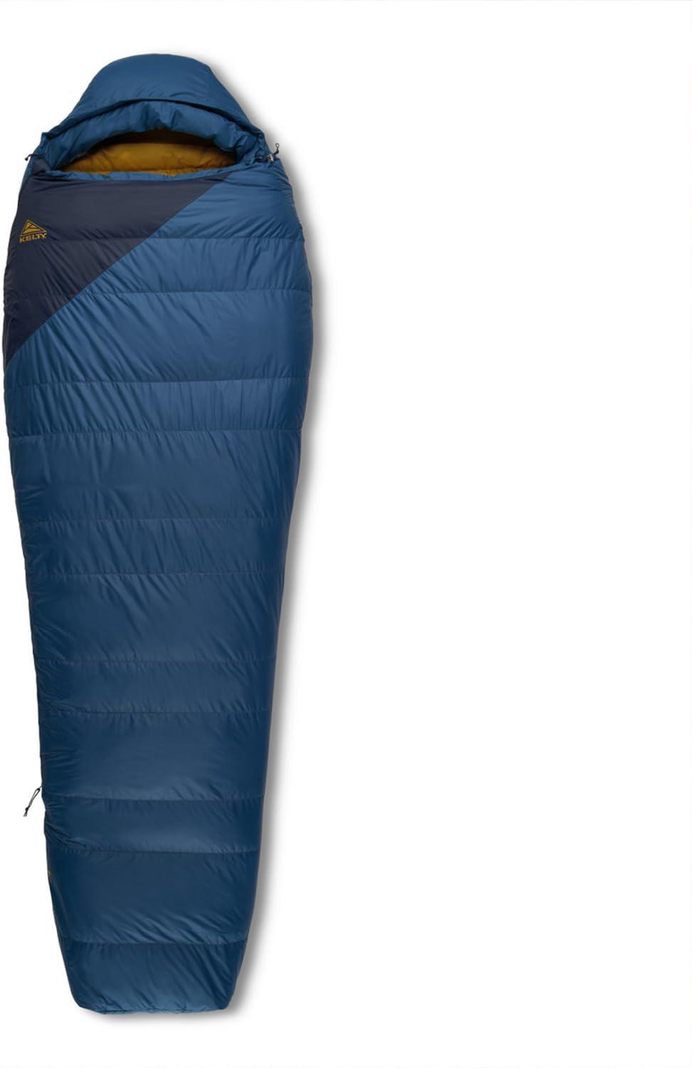 imageKelty Cosmic 20 Down Mummy Sleeping Bag for Backpacking Campers 550 Fill Power Recycled Fabrics with PFASFree DWR Designed in Sunny ColoradoDark Blue