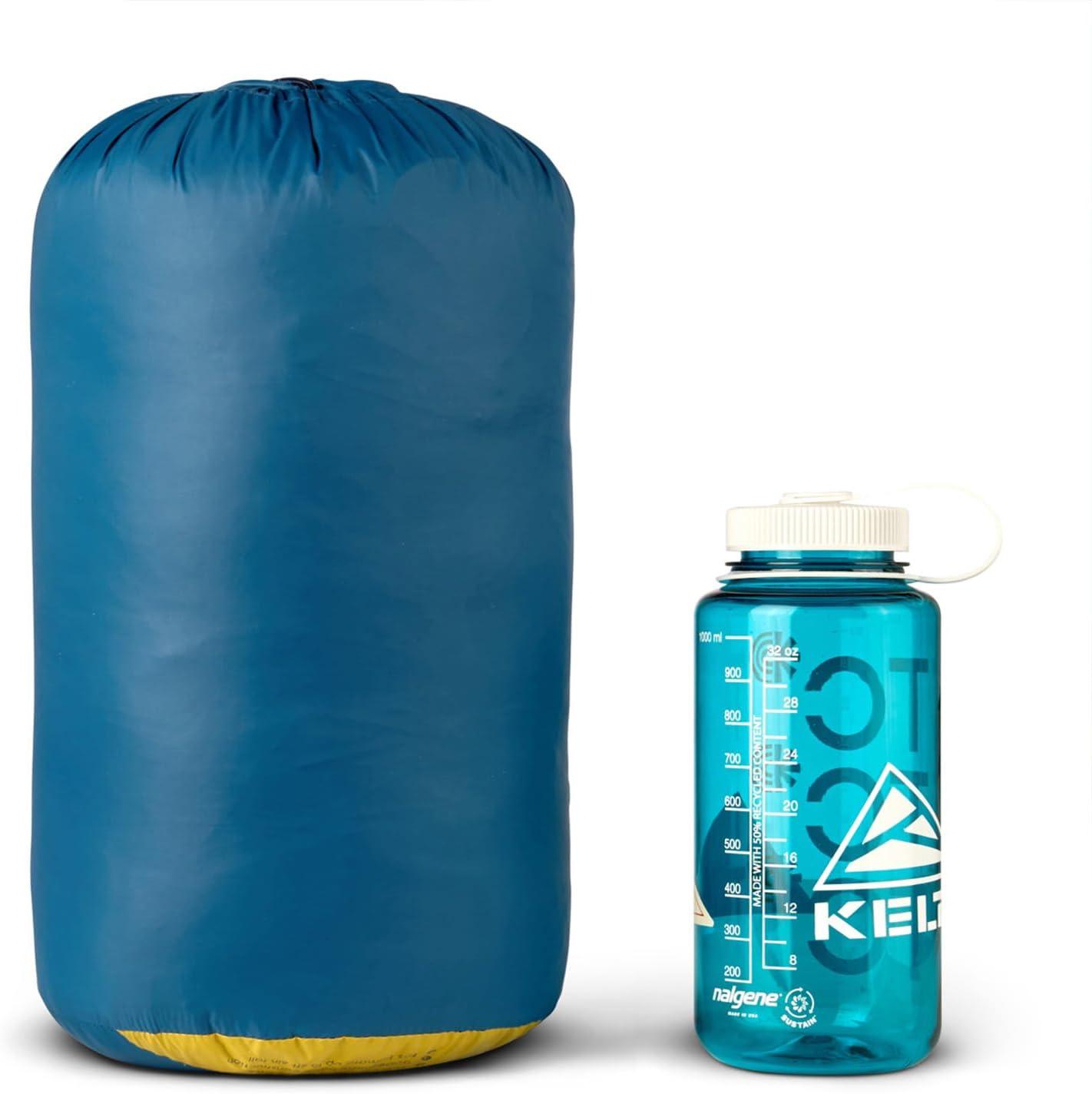 imageKelty Cosmic 20 Down Mummy Sleeping Bag for Backpacking Campers 550 Fill Power Recycled Fabrics with PFASFree DWR Designed in Sunny ColoradoDark Blue