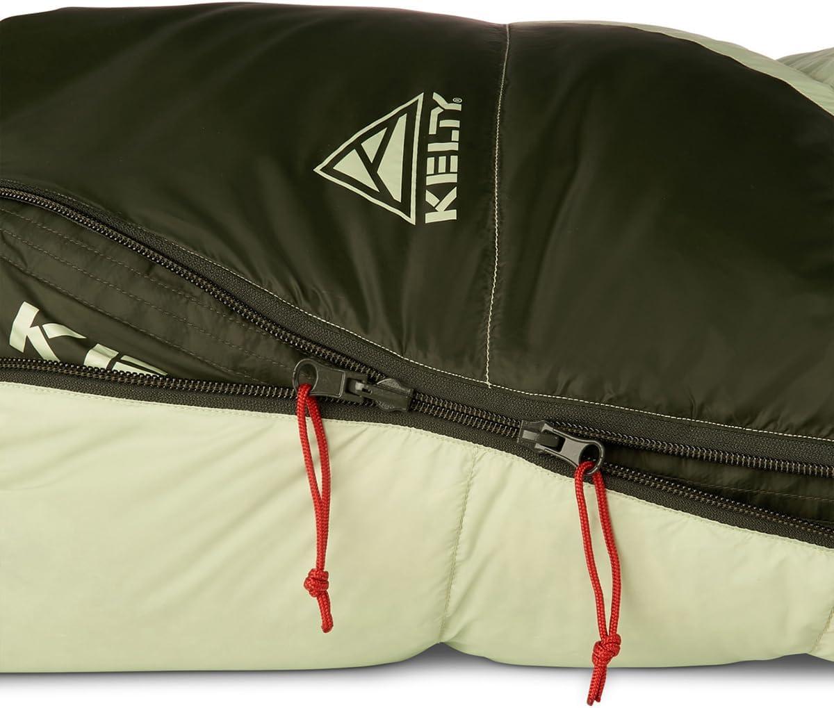 imageKelty Cosmic 20 Down Mummy Sleeping Bag for Backpacking Campers 550 Fill Power Recycled Fabrics with PFASFree DWR Designed in Sunny ColoradoLaurel Green