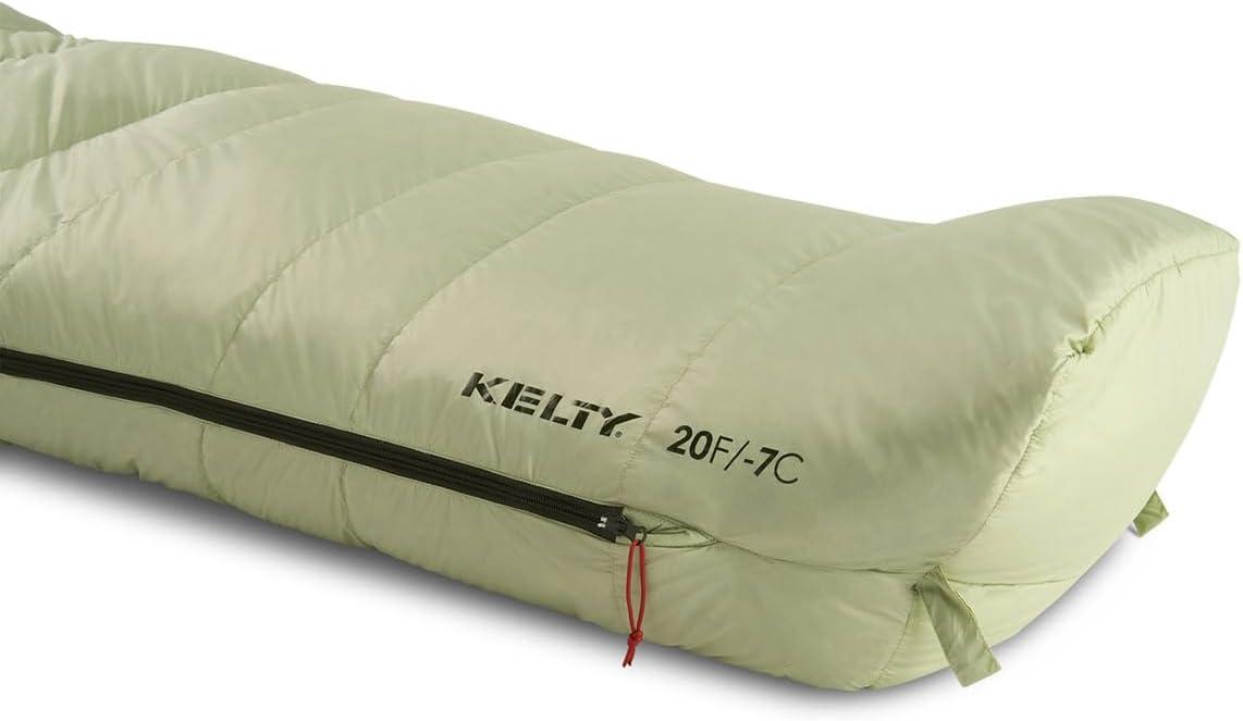 imageKelty Cosmic 20 Down Mummy Sleeping Bag for Backpacking Campers 550 Fill Power Recycled Fabrics with PFASFree DWR Designed in Sunny ColoradoLaurel Green
