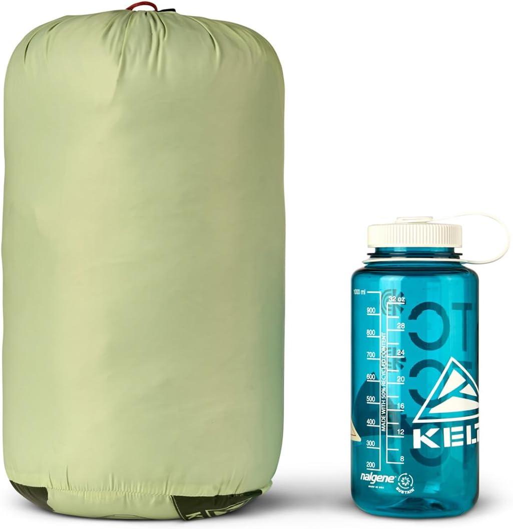imageKelty Cosmic 20 Down Mummy Sleeping Bag for Backpacking Campers 550 Fill Power Recycled Fabrics with PFASFree DWR Designed in Sunny ColoradoLaurel Green