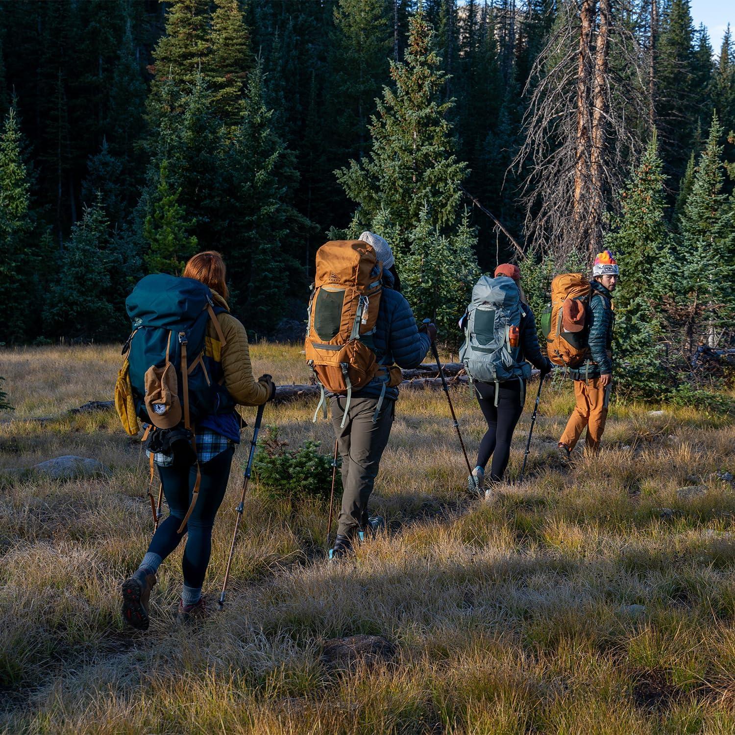 imageKelty Glendale 65L 105L Multiday Backpacking Thru Hiking Pack Adjustable Suspension Customized Fit Pageant Blue 105LSea Spray