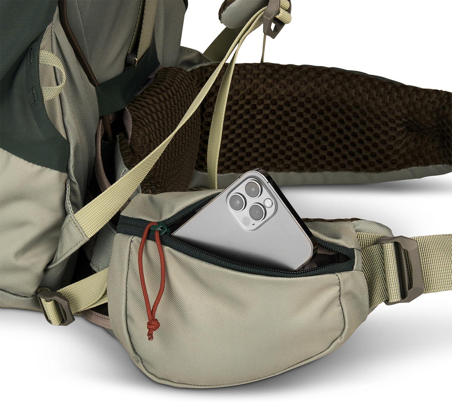 imageKelty Glendale 65L 105L Multiday Backpacking Thru Hiking Pack Adjustable Suspension Customized Fit Pageant Blue 105LSea Spray