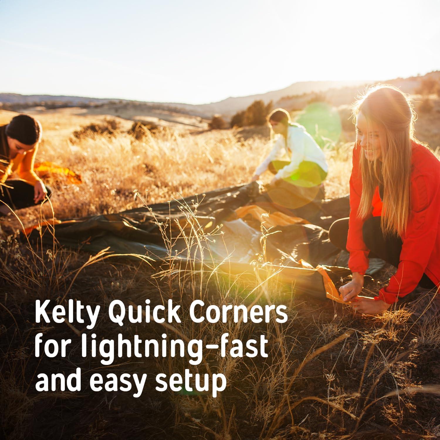 imageKelty Grand Mesa 2P or 4P Backpacking Tent 3 Season Camping Thru Hiking Shelter Aluminum Pole Frame Single Door Vestibule 2024 Model2 Person