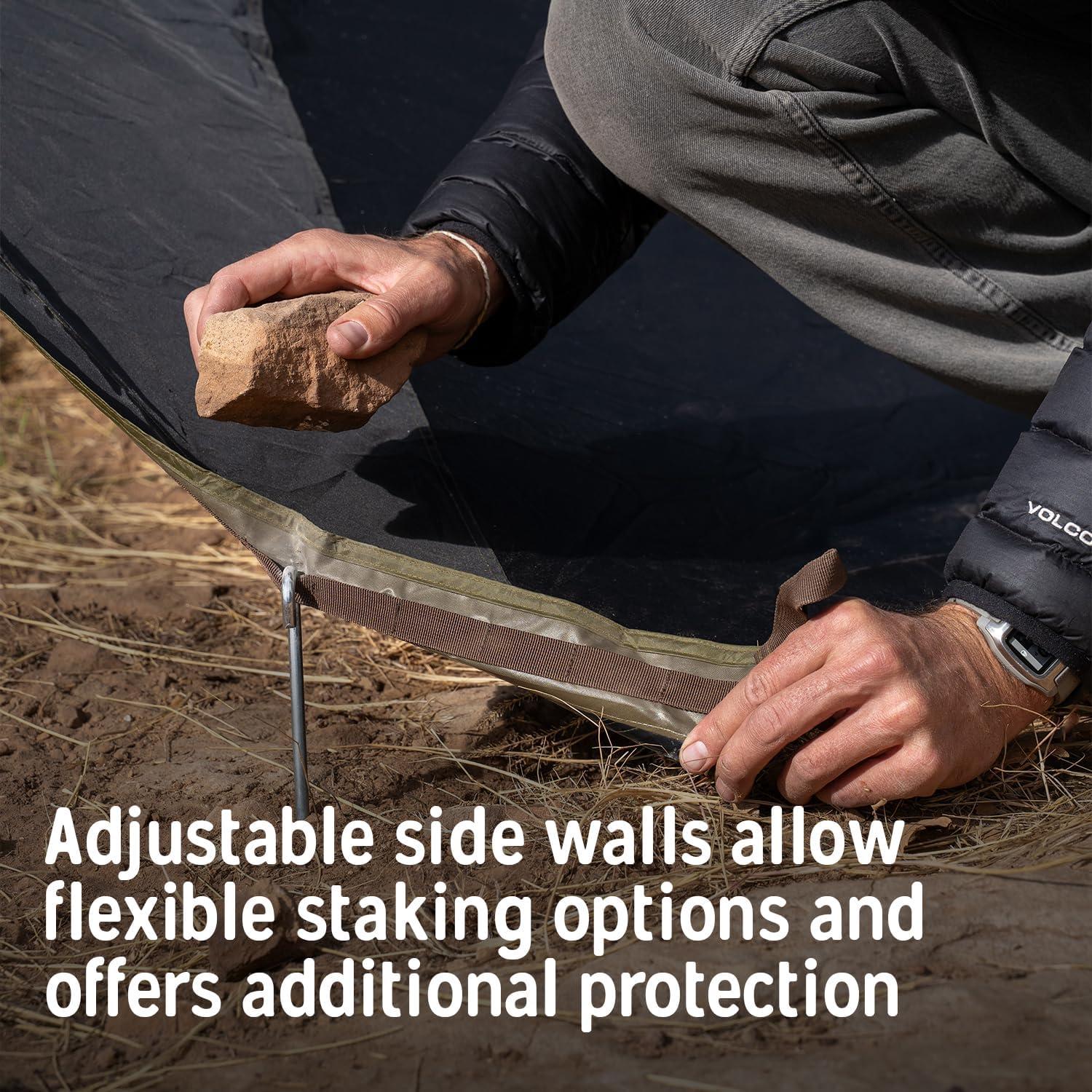 imageKelty Highroads Overlanding Shelter Universal Mount Car Camping Tent with Large Zippered Entry Aluminum Frame Adjustable Walls and Windows UV Protection Rainproof Stuff Duffel Included 2024Highroads Shelter Aluminum Frame