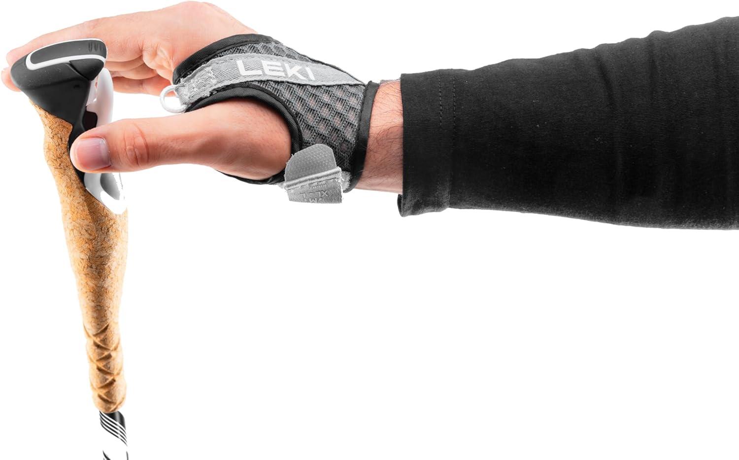 imageLEKI Cross Trail FXOne Superlite Carbon Collapsible Lightweight Trekking Poles for Hiking ampamp Trail RunningWhiteBlack