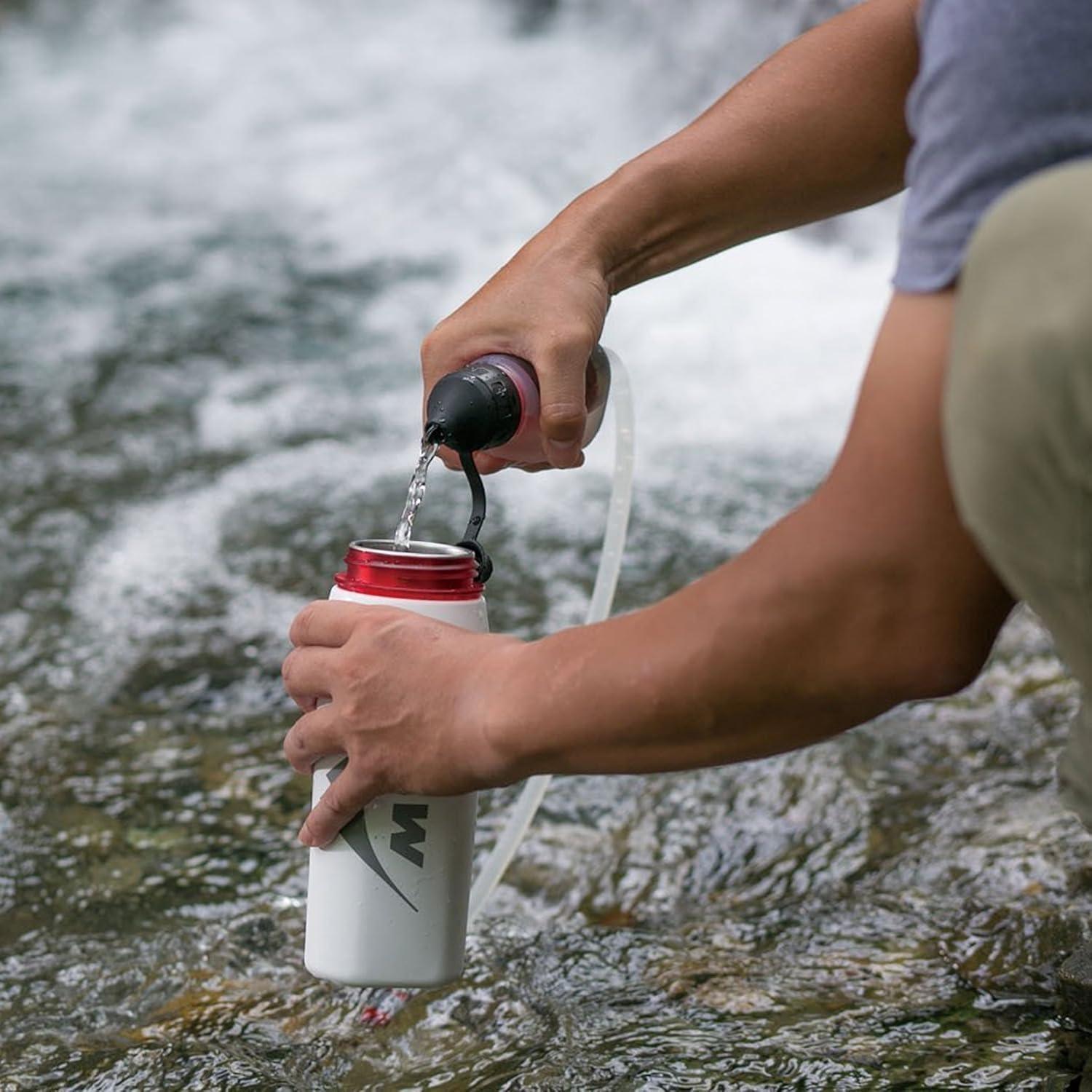 imageMSR TrailShot Ultralight Backpacking and Camping Squeeze Water Filter
