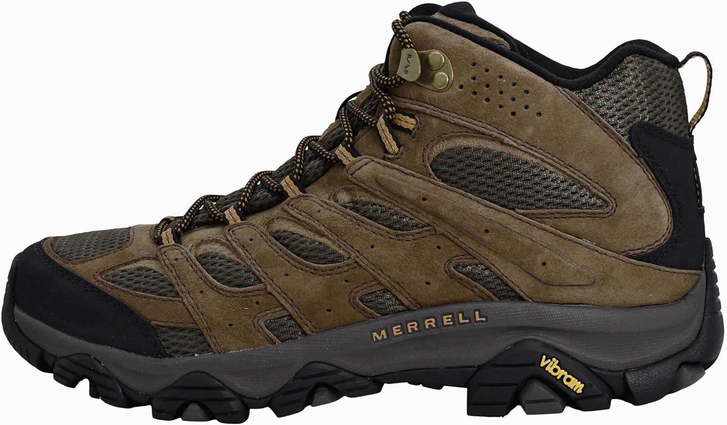 imageMerrell Mens Moab 3 Mid Hiking BootEarth