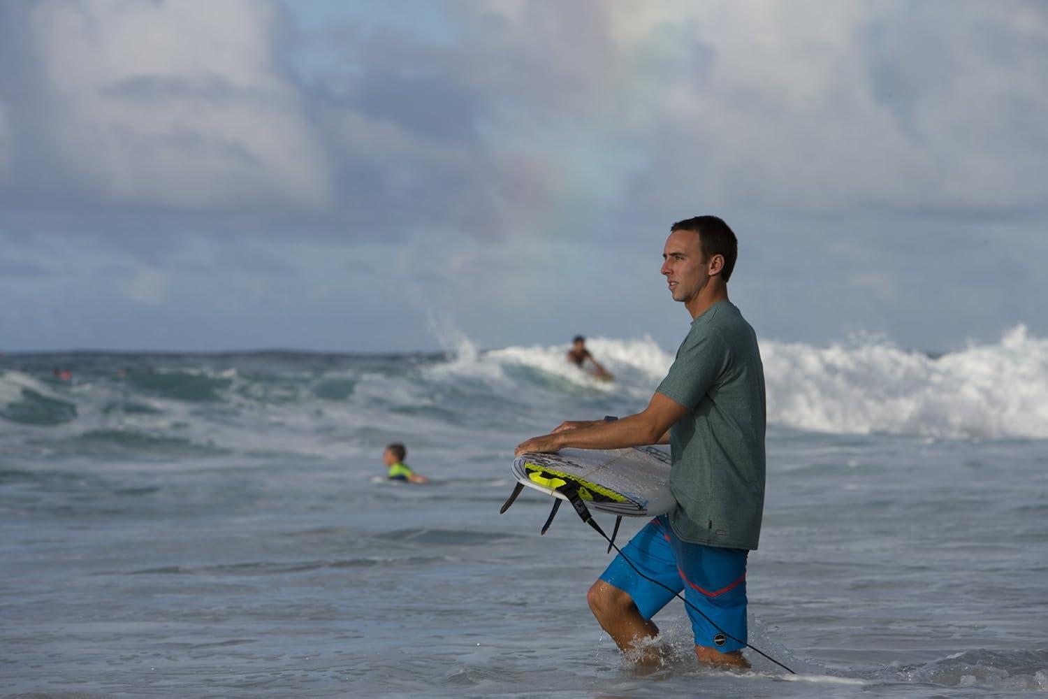 imageONeill Mens Basic Skins Rash TeeBrite Blue