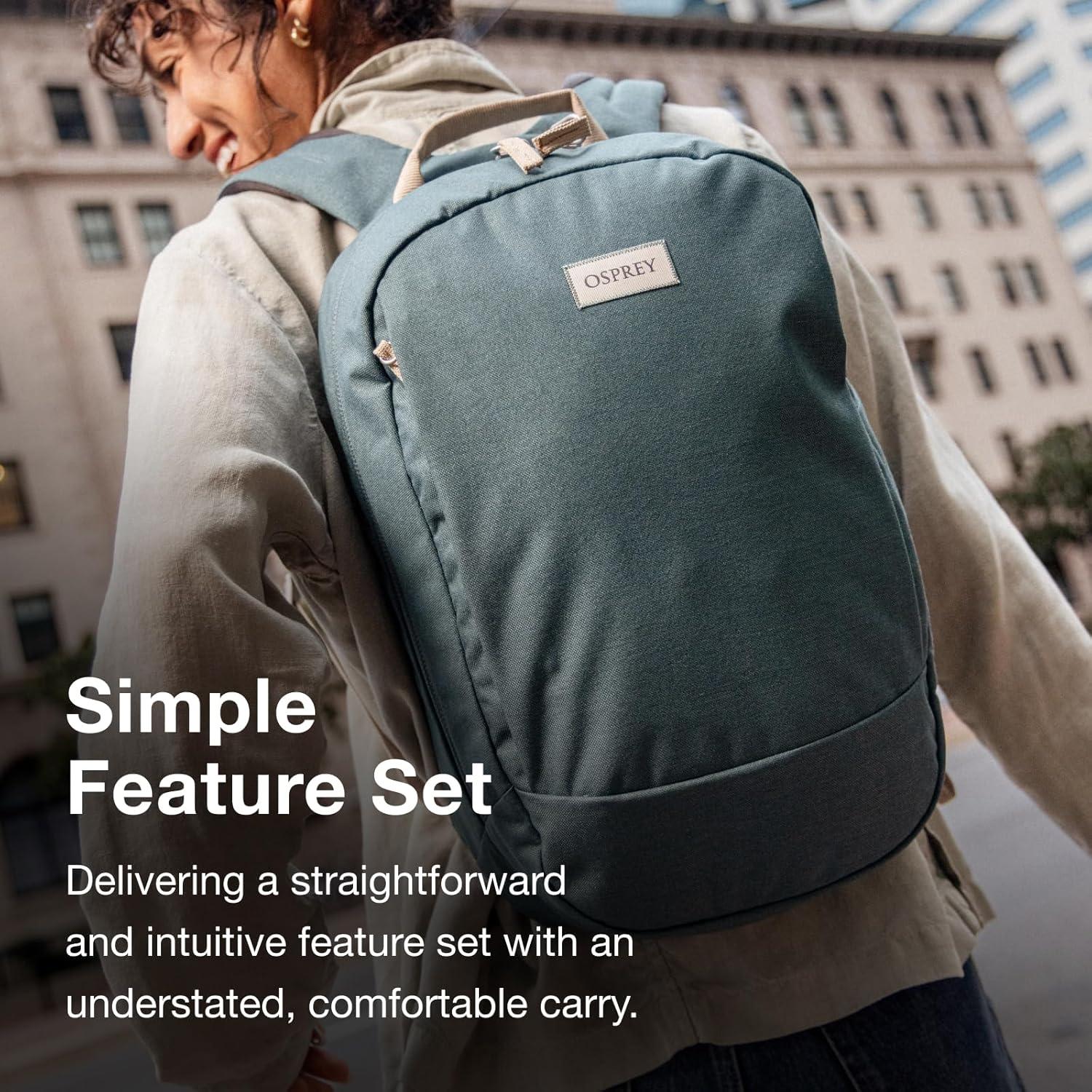 imageOsprey Arcane Small Day Commuter Backpack BlackCascade Blue3