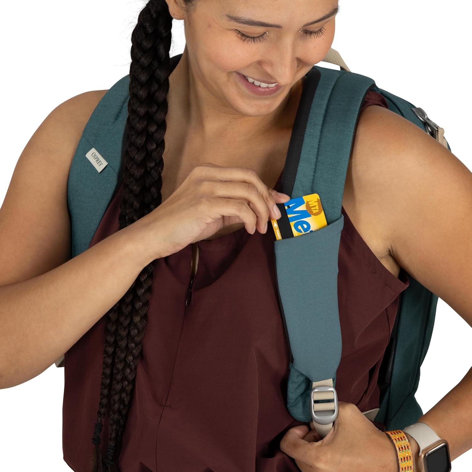 imageOsprey Arcane Small Day Commuter Backpack BlackCascade Blue3