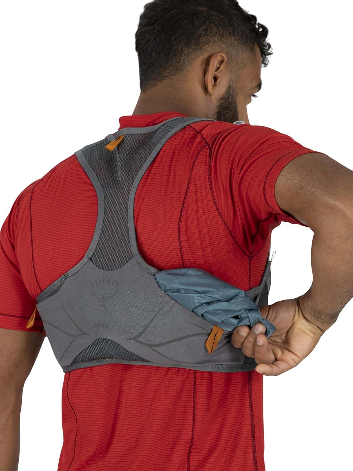 imageOsprey Duro LT Mens Running Hydration Vest with Hydraulics Soft FlasksSeaweed GreenLimon