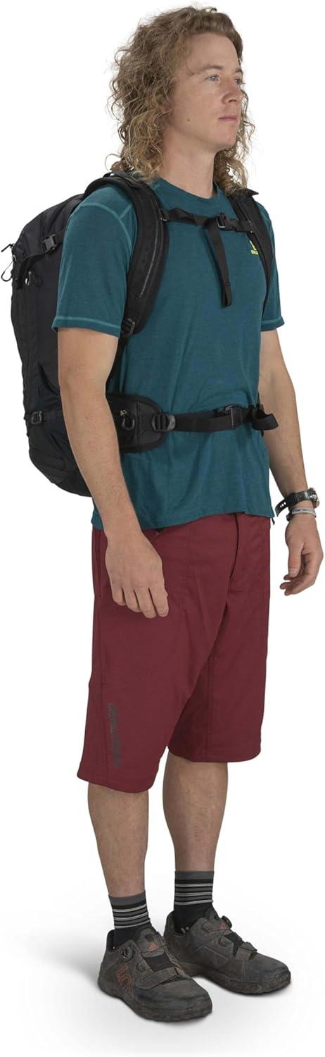 imageOsprey Escapist 20L Biking Backpack Black MediumLargePostal Blue